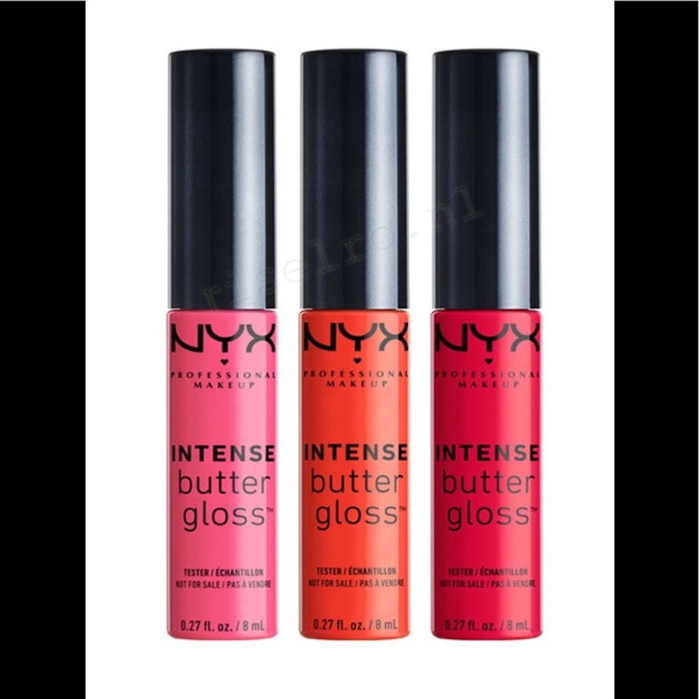NYX Intense Butter Gloss Set of 3 Lip Glosses